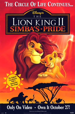 Aslan Kral 2 Simba’nın onuru 1998 1080p FULL HD İzle