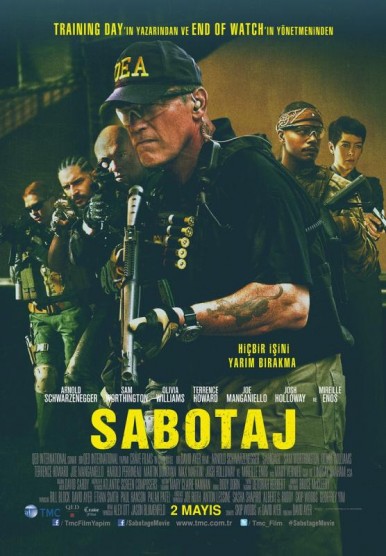 Sabotaj 2014 Filmi Türkçe Dublaj HD İzle